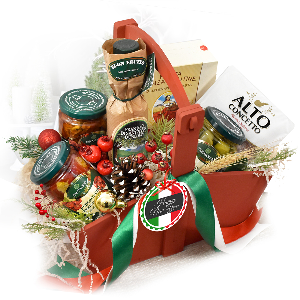 Подарки на Новый Год 2023 - фруктовые букеты и новогодние корзины с фруктами
